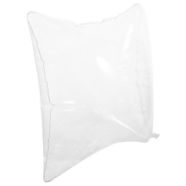 VILLCASE Transparent Inflatable Air Pillow Insert Clear Cushion Frame Ultralight Portable Pillow Bag for Sofa Camping Travel Hiking Pool 36.00X36.00X30.00CM