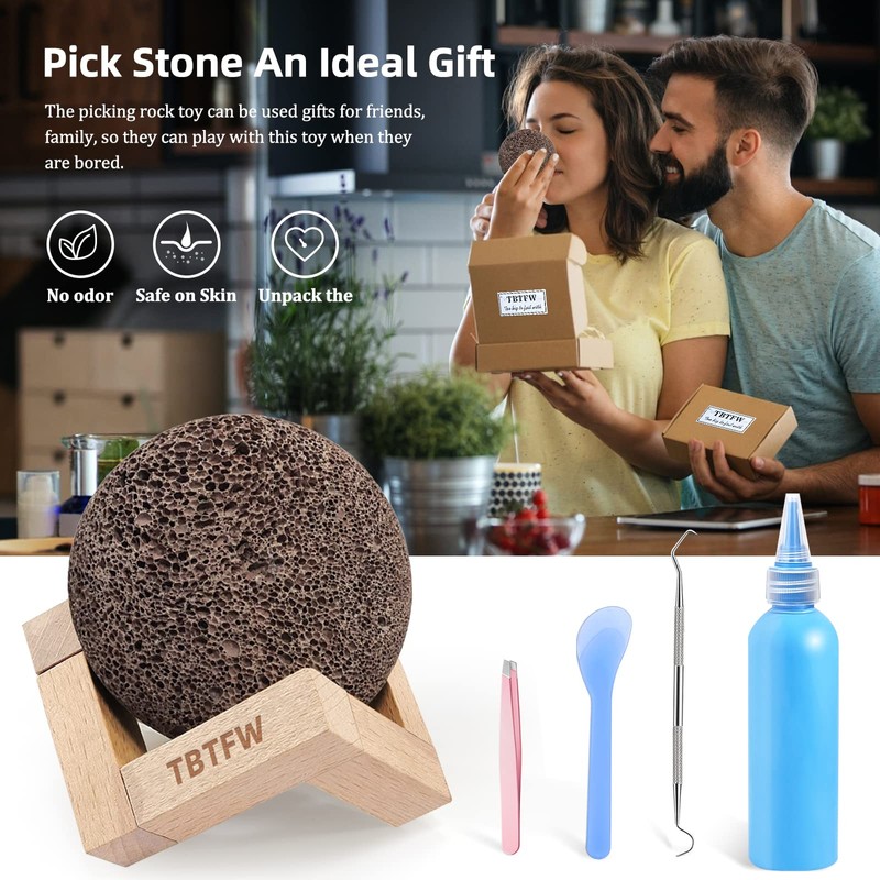 TBTFW Pick and Peel Stone Kit, 80ml Blue Pick Stone