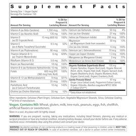 Rainbow Light Prenatal Multivitamin One + for Women with Probiotics | 150 Caplets | Essential Nutrition for Mom & Baby | with Vitamins C & D, Folate, 
