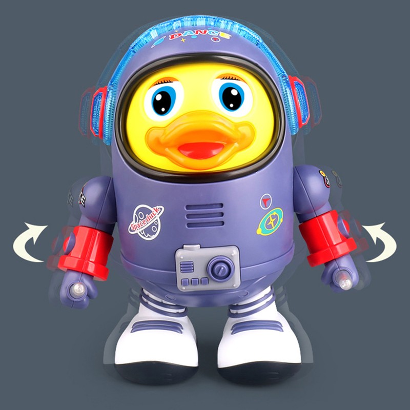 Dance Duck Toy Electric Dancing Singing with Music Light Plastic