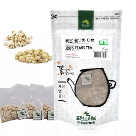 Prince Herb Medicinal Korean Herb Tea, Roasted Job's Tears Tea 볶은 율무 차 티백 40g / 15teabags