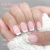 Born Pretty Esmalte de Uñas de Gel Jelly, Color Rosa