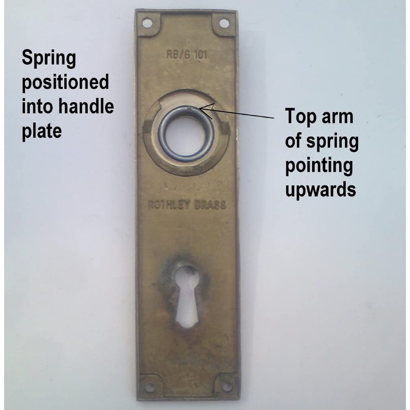 Northern DIY 6 Door Handle Springs, 1.65mm Wire, 3 Handed
