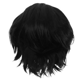 NOLITOY Short Cosplay Wig Lightweight Role Playing Hairpiece for Masquerade Party Events Easy Care Unique Character Styling Hair Wigs