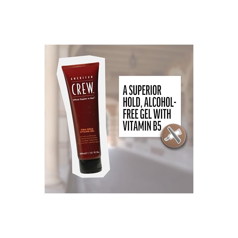 American Crew Firm Hold Styling Gel, 33.8-Ounce Bottle