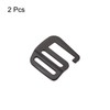 sourcing map Metal G Hooks Webbing Buckles, 2Pcs 0.98" 25mm