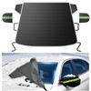 DooGooCoo [Upgraded 7-Layer Car Windshield Snow Cover, [Efficient Winter Protection]