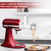 6 IN 1 Gourmet Pasta Attachment for KitchenAid Stand Mixer,