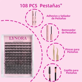 Kit De Extensiones De Pestañas 3d Volumen D-8-18mm Esponjoso