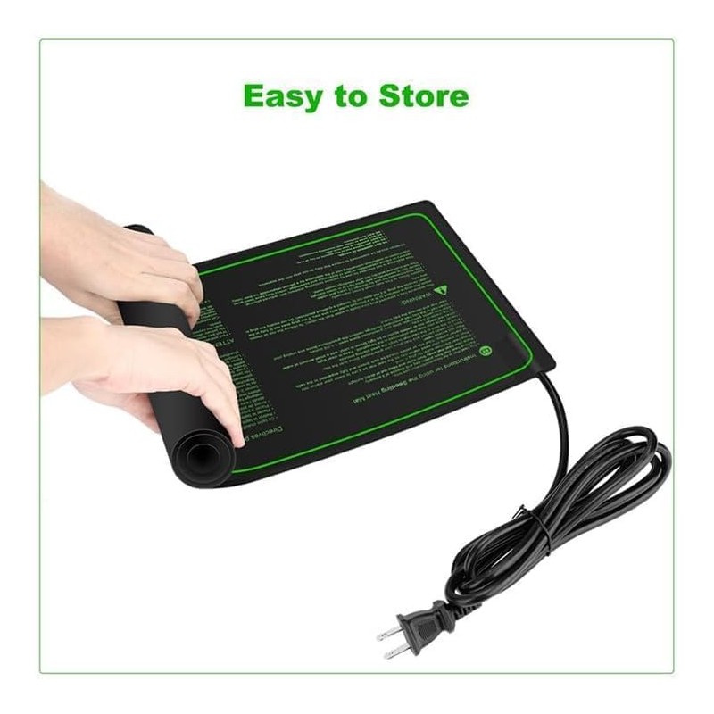 Seedling Heat Mat with Thermostat Durable Waterproof Heat Mat