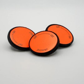 For Technics On/Off Knob Button for Technics SL-1200/SL-1210 MK2-Bespoke Fluorescent Orange