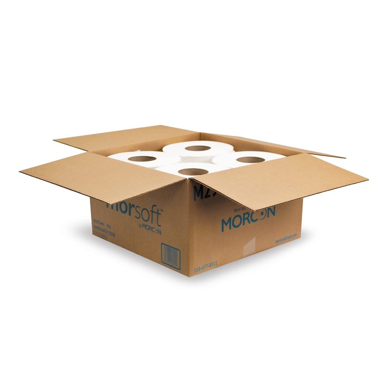 Morcon Bath Jumbo Tissue, Septic Safe, 2-Ply, 3.1in x 625ft,