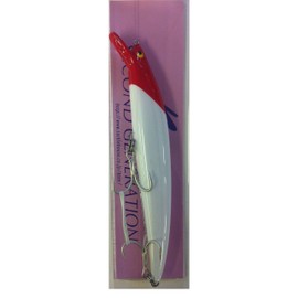 TackleHouse Minnow K-Ten Second Generation K2F T: 2 5.6 inches (142 mm), 0.9 oz (26.5 g), Pearl Redhead #101 K2F142 T:2 Lure