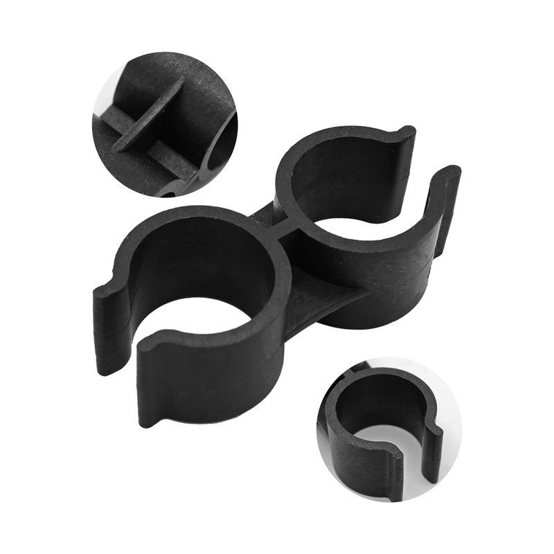 bociloy 20PCS Double Port Pipe Clamps, 25mm/1 inch Heavy Duty