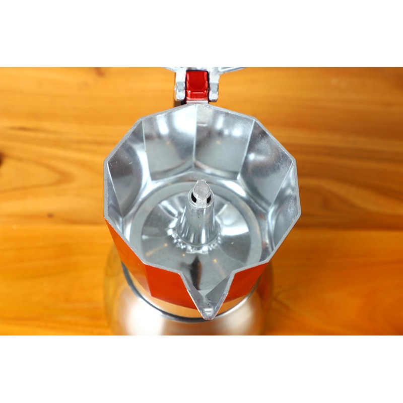 UNI-RHYTHM Double Valve Coffee Pot, Moka Coffee Pot, Eespresso maker,