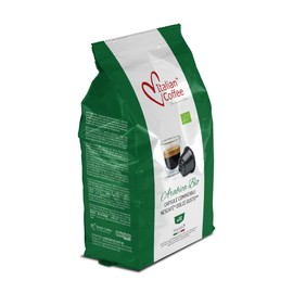 Italian Coffee capsules compatible with Nescafe Dolce Gusto machines, Espresso pods (Arabica, 64 Pods)