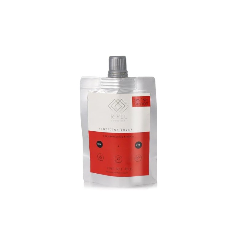 RIYEL BLOQUEADOR SOLAR 50 SPORT FILTROS MINERALES 60 G.