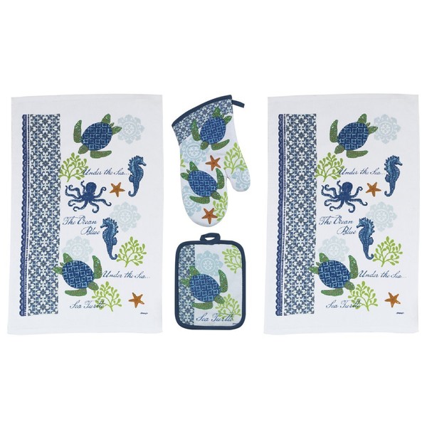 Kay Dee 4 Piece Sea Turtle Kitchen Set - 2