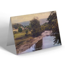 GREETING CARD - Vintage Derbyshire - The Derwent, Ashopton (b)