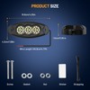 Hobaoyee 20Pods Pure White Rock Lights 36 LEDs SMD Chips
