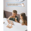 Aoviho Tablet Stand 360° Rotating Aluminum Holder, Adjustable, Portable and