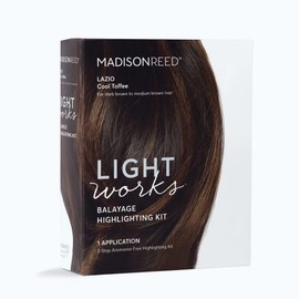 Madison Reed Light Works Balayage Highlighting Kit, Creates Natural-Looking Cool Toffee Highlights (Lazio - Brown), Amonia Free, Cruelty Free, 2 Step Process That Lightens & Tones Hair