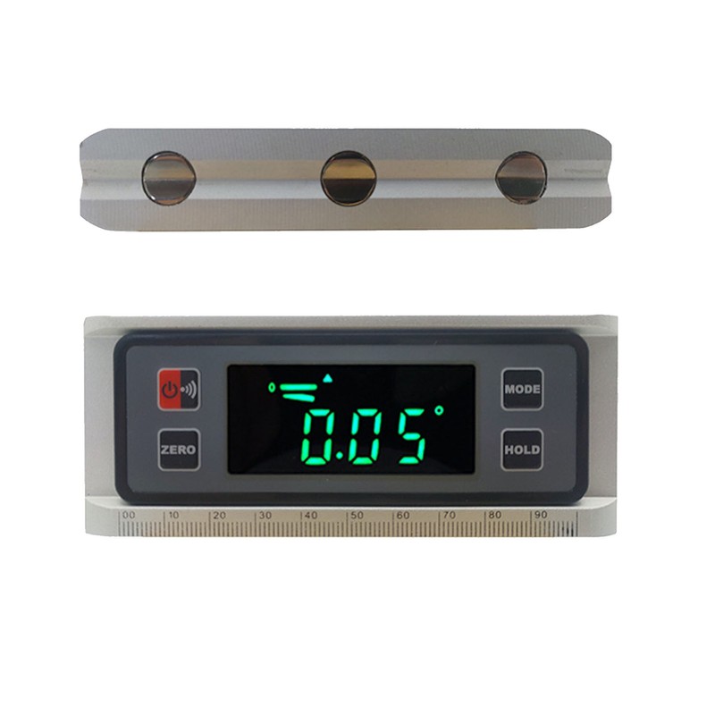 Digital Level Box Accurate Magnetic Portable Inclinometer Ruler Protractor for