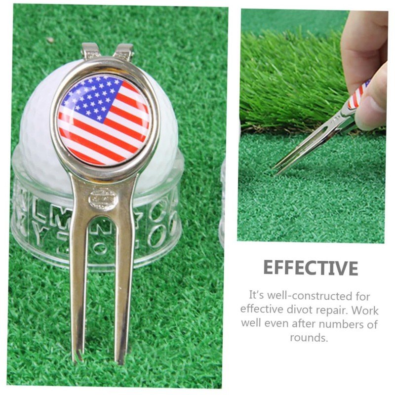 TOVINANNA 3sets Professional Golf Marker Divot Tool Hat Clip Golf