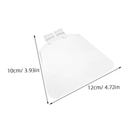 COHEALI 2pcs Bench Guard Shield Attachment for Bench Grinder Durable Protection Cover with Transparent Panel for Eye Safety and Precision Work Home and Industrial Settings