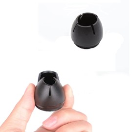 Pack of 20 Round Chair Leg Caps, Felt Chair Leg Caps for Chair Legs, Tables and Chairs, Foot Protection for Hardwood Floors, for 25-29 mm Round Legs, Black
