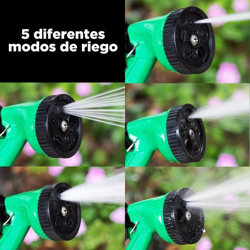 Cnx Pistola De Riego Plástica Con 5 Modos De Riego
