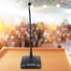 Tonysa Desktop Gooseneck Microphone, Wired Conference Microphone Paging Microphone Talkback