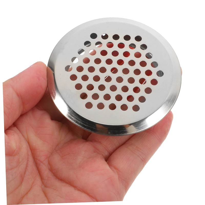Tofficu 20Pcs Round Stainless Steel Air Vent Covers Ventilation Louvers