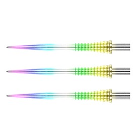 RED DRAGON Raptor GT Rainbow Effect Gripped Dart Points - 1 Set Per Pack