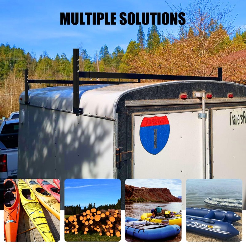 Colinktool Adjustable Roof Ladder Racks,Trailer Ladder Racks Fit for 4'-7'