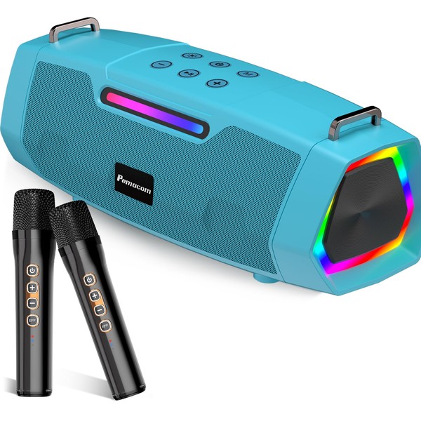 Karaoke Machine with 60W Powerful Sound - Portable Karaoke System