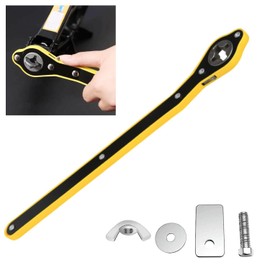 HJYDGJ Jack Wrench, 360° Adjustable Ratchet Wrench, Car Jack Wrench, Car Jack Wrench, Wrench for Car Keys, Wheel Bolt Wrench, Lifting Wrench