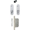 Hoppe Sliding Door Handle Oval Rosette WC Set 4930 –