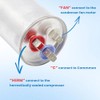 COOLWAY 60/5 uF 60+5 MFD ±5% 370V o 440V Capacitor