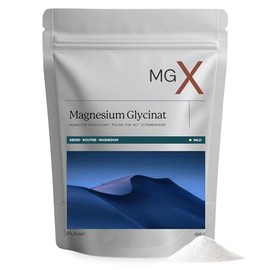 MGX Magnesium Bisglycinate Powder Neutral [400g] - Magnesium Bisglycinate Powder with Neutral Flavour, 2100 + mg Magnesium