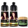 Combo Pack-2pcs Herbishh for Gray Hair Color Shampoo + 1pc