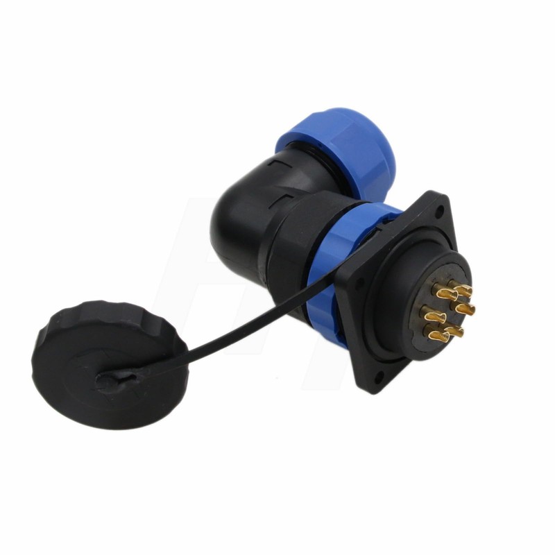 HangTon HE29 6 Pin Power Waterproof Connector 25A, Quick Disconnect