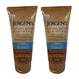Jergens Natural Glow +Firming Daily Moisturizer Travel Size (60 ml) - Pack of 2
