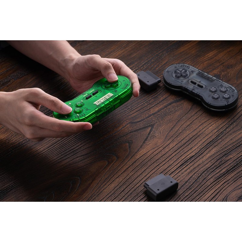 8Bitdo Sn30 2.4G Wireless Gamepad for Original SNES/SFC (Transparent Edition)