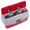 Flambeau Outdoors 3 Tray Portable Tool Box Tackle Storage Red
