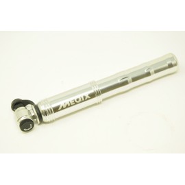 MEQIX INSPIRE HPM-PCB TWIN HEAD 120 psi BIKE PUMP VERY SUITS ANY VALVE SILVER OVER RRP OF £30.79