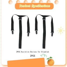 Tovyzalg Adjustable Clip & Pull Dressing Aid for Elderly, Disabled & Pregnant Women – 2PCS Mobility Assist Tool for Pants, Skirts & Underwear (26-41 Inch)