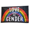 Flaggenfritze® Flag Rainbow Love Has No Gender 90 x 150