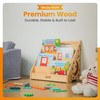 Montessori Baby Bookshelf for Ages 1–3 – 5-Tier Wooden Nursery