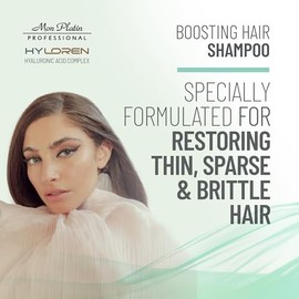 Mon Platin Professional- Champ potenciador HYLoren, 500 ml para cabello fino, escaso y quebradizo, con cido hialurnico y efecto voluminizador         